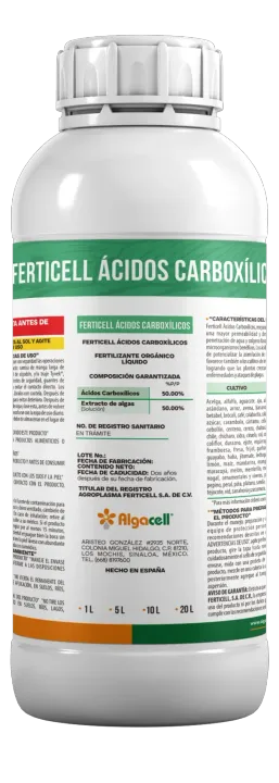 Algacell Ácidos Carboxílicos, Acondicionadores de suelo
