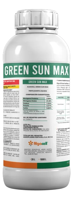 Algacell Green Sun Max, Granos y caña