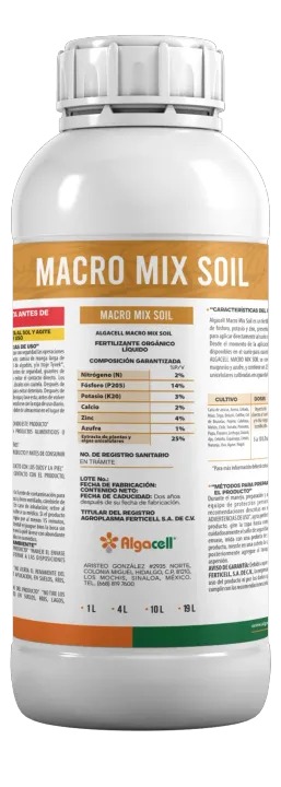 Algacell Macro Mix Soil, Granos y caña