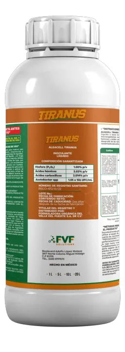 Algacell Tiranus, Acondicionadores de suelo
